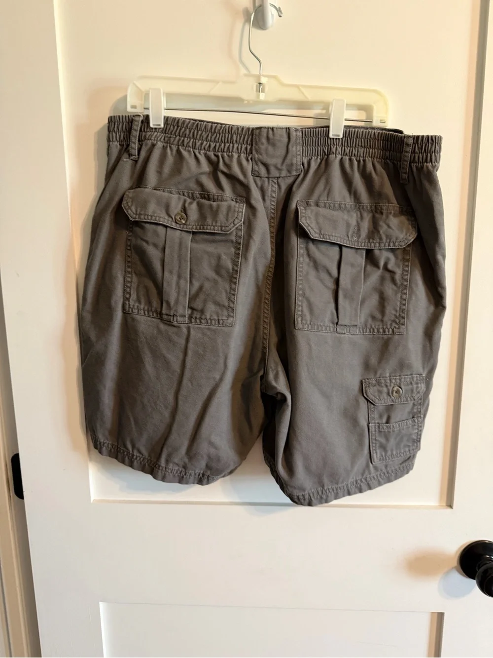 Men's Cargo Shorts in Gray - Classic Utility Style